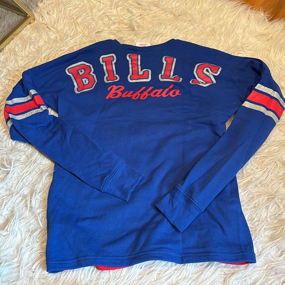 Buffalo bills red and blue glitter sweatshirt - Picture 2 of 3